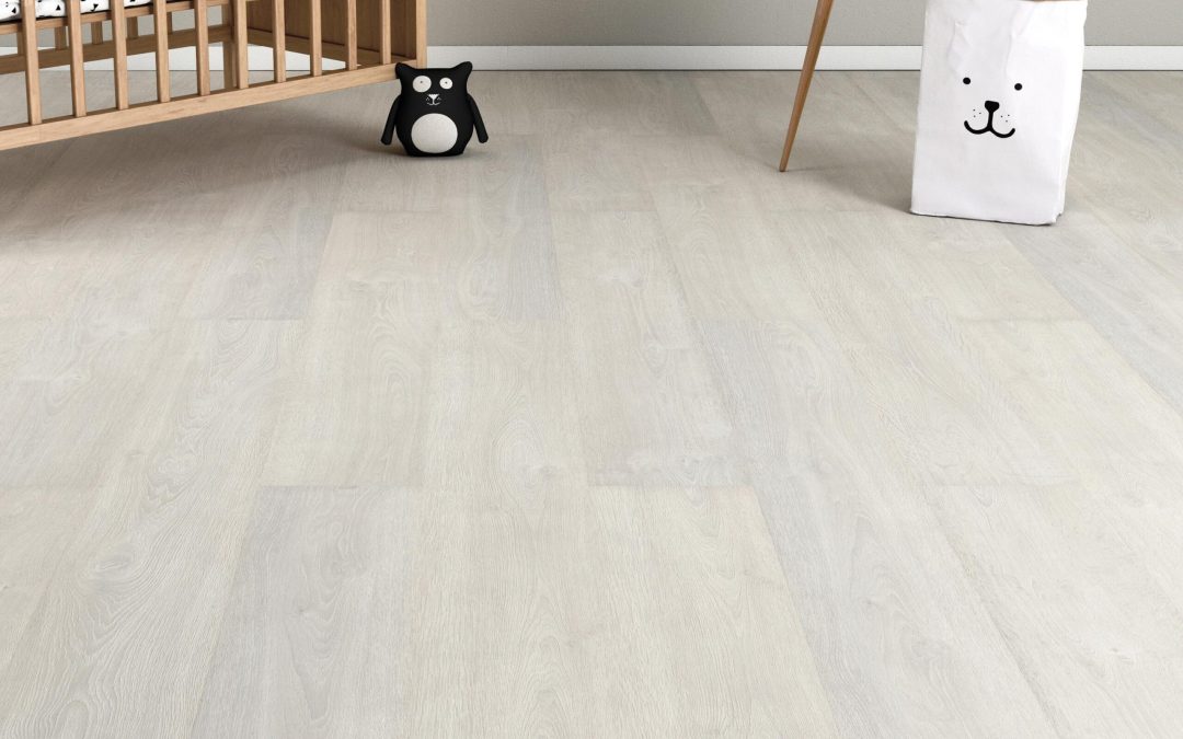 Pavimento in vinile SPC 55 Rigid Rovere Tortora 1219,2x177,8x5mm,  materassino integrato, P.G. Design Floor