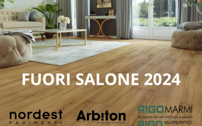Fuori Salone 2024: Nordest presente assieme a Arbiton Italia e Rigo Marmi e Superfici